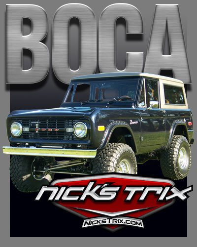 Nick's Tric - "Boca" Early Bronco Restoration