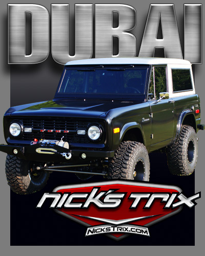 Nick's Trix - "dubai" Early bronco Restoration